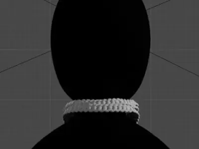 Discover the Magic of Digital Art cuban chain Low-poly 3D model buy