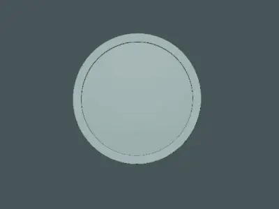 Telescope orange 3D model