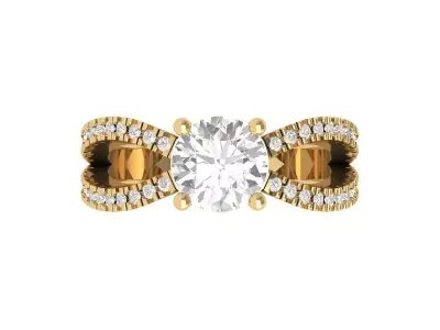 Wedding Ring  3D print model 435