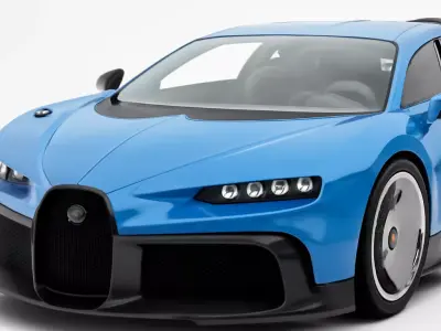 Bugatti Chiron Pur Sport Hypercar 3D model