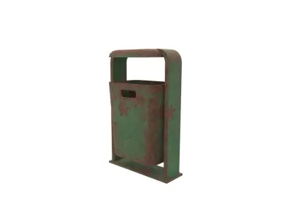 Trash bin Free low-poly 3D model purchase