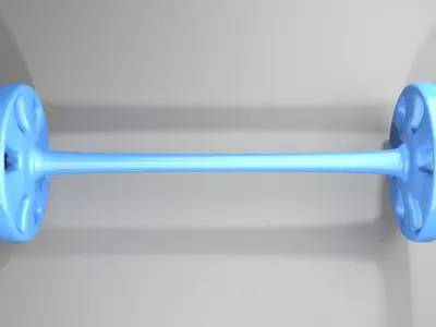 Plastic Wheel 1 3D model