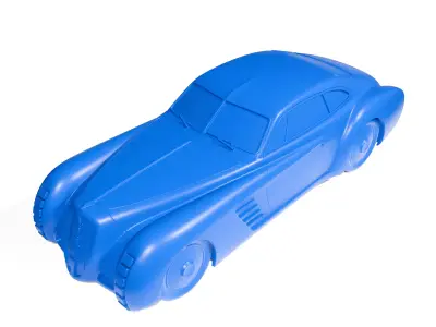 Art Decor style car 3D print model