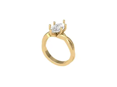 Wedding Ring  3D print model 162