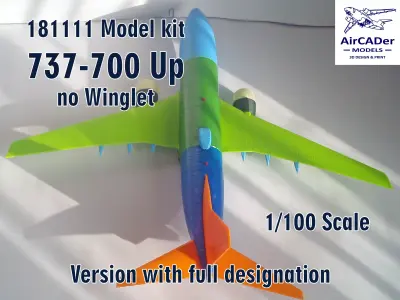 181111 Model kit Boeing 737-700 no Winglet Up 3D print model