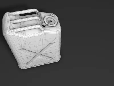 Jerrycan  Low-poly 3D model