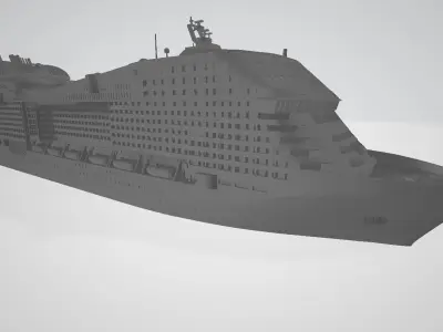 MSC Grandiosa cruise ship 3D print model 3D print model