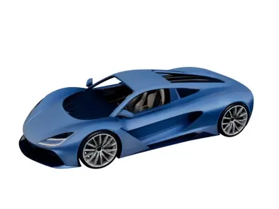 Elite Concept Super Performance Vehicle Visionary Automotive 3D model