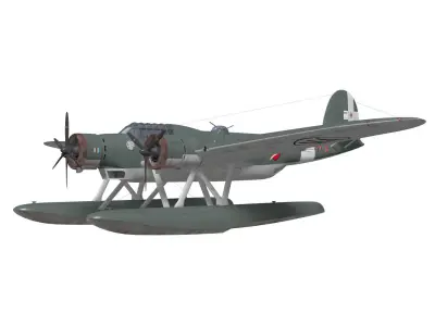 CANT Z506 Airone 3D model