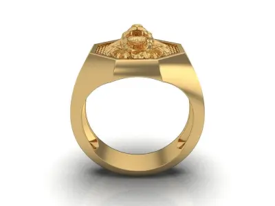 LION RING 3D print model 13