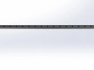 Mount Linear Bearing and Rail 15mm 3D model