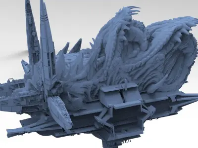 Genma Airship 1 3D model