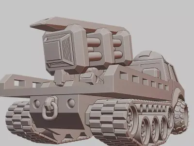 ARTA Attacker 3D Printable Modern Armored Combat Vehicle 3D print model