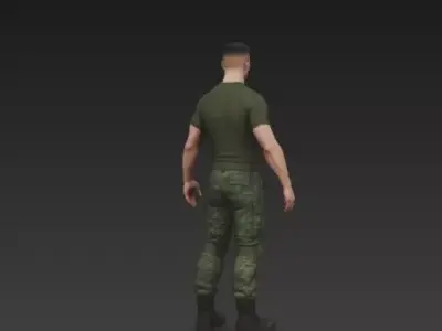 Modern Military Soldier - Tactical Special Forces 3D model
