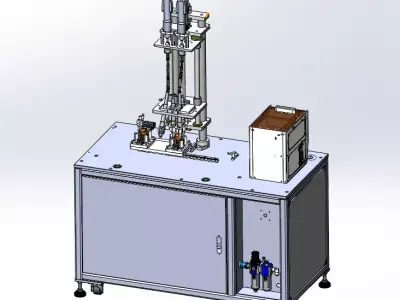 Dual-mount vertical valve body screwdriver 3D model