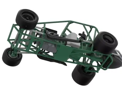 Pavement Silver Crown Car Base Scale 1 to 25 3D print model