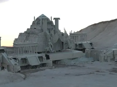 Ancient Egyptian City 3D model