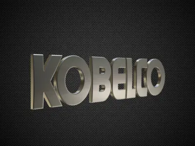 kobelco logo 3D model