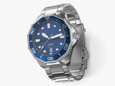  Professional Diving Watch Blue 