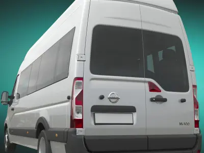Nissan NV400 Passenger Minibus MAXI 3D model