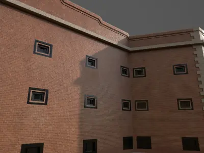 Fort Point National Site Free low-poly 3D model
