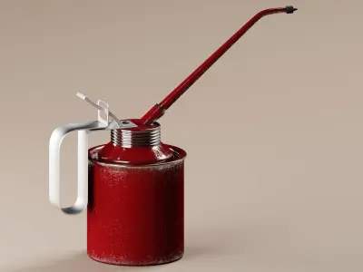Lubricant Dispenser 3D Model Low-poly 3D model