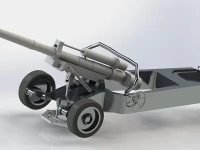 M102 Howitzer 3D model