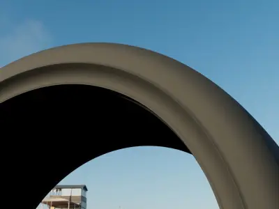 Base Front and Rear Tyre Shape 3D model  Low-poly 3D model