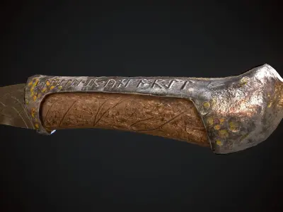 Crysknife Dune Low-poly 3D model
