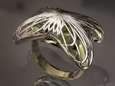 Rendering Anello Modello F  3D model buy