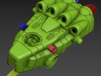 Macaroni 2 Monster 100mm Poseable Set 3D print model