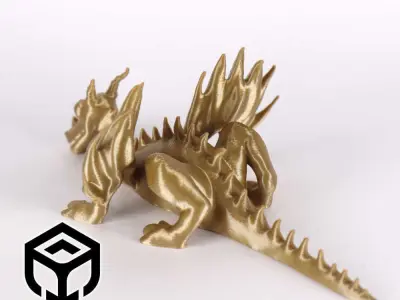 BIG EYED DRAGON 3D print model