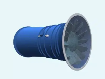Jet Fan 3D model purchase