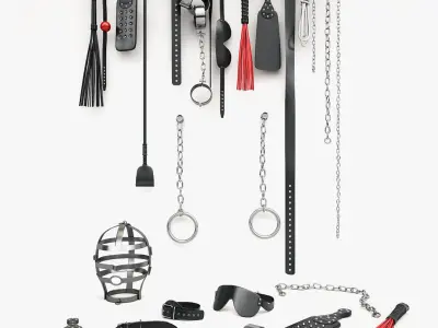BDSM Accessories 3D model