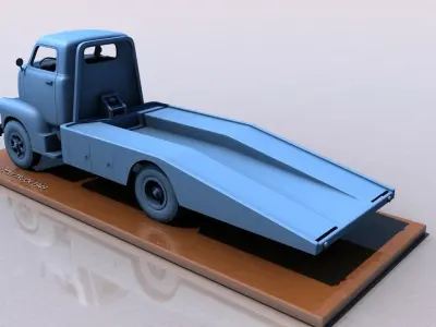 GMC 100 TOW TRUCK 1949 3D print model