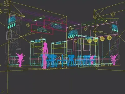 Exhibition - Area - 9X6-3DMAX2009-058 3D model