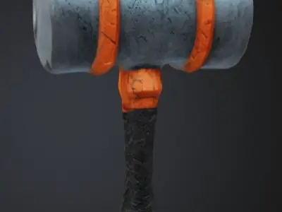 Hammer 3D Model 3D model purchase