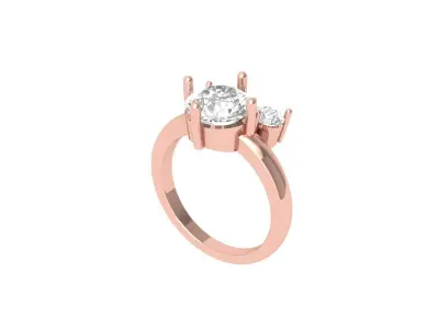 Wedding Ring  3D print model 356