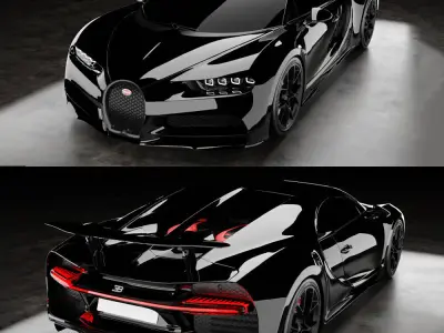 Bugatti Chiron Sport 3D model