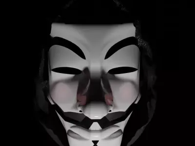 haker mask 3D model