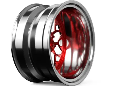 Vossen S-17   3 piece wheels 3D model