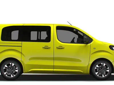 Opel Zafira Life Electric Small 2024 3D model