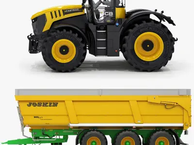  JCB Fastrac 8330 with Joskin Trans-Space 8000 