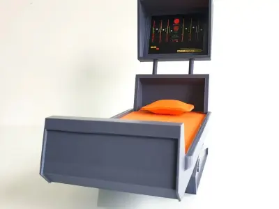 STAR TREK TOS MEDICAL BED 3D print model