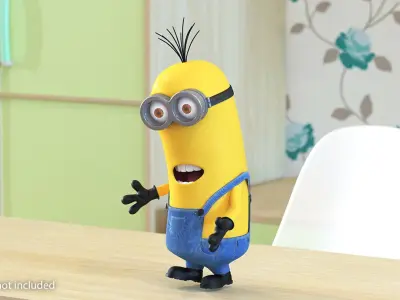 Minions Rigged Collection for Maya 3D model