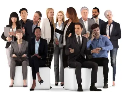 Mega Bundle Business Posed 001 – 005