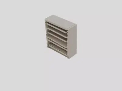 Industrial Factory Tool Storage Rack for 3D print 3D model