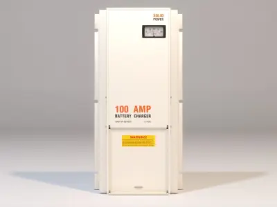 100 Amp Battery Charger 3D model