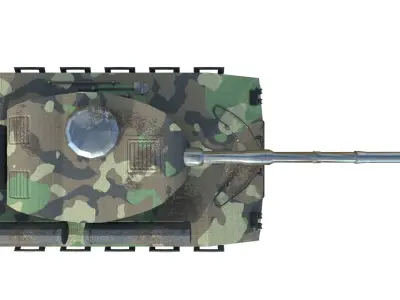 Panzer Heavy Tank 3D model