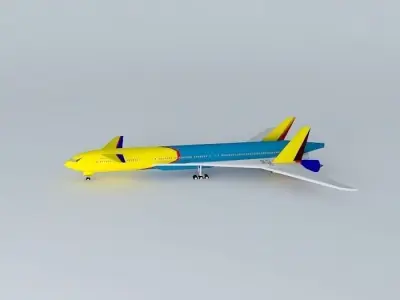 RAW Boeing Sonic Cruiser N756IO Free 3D model